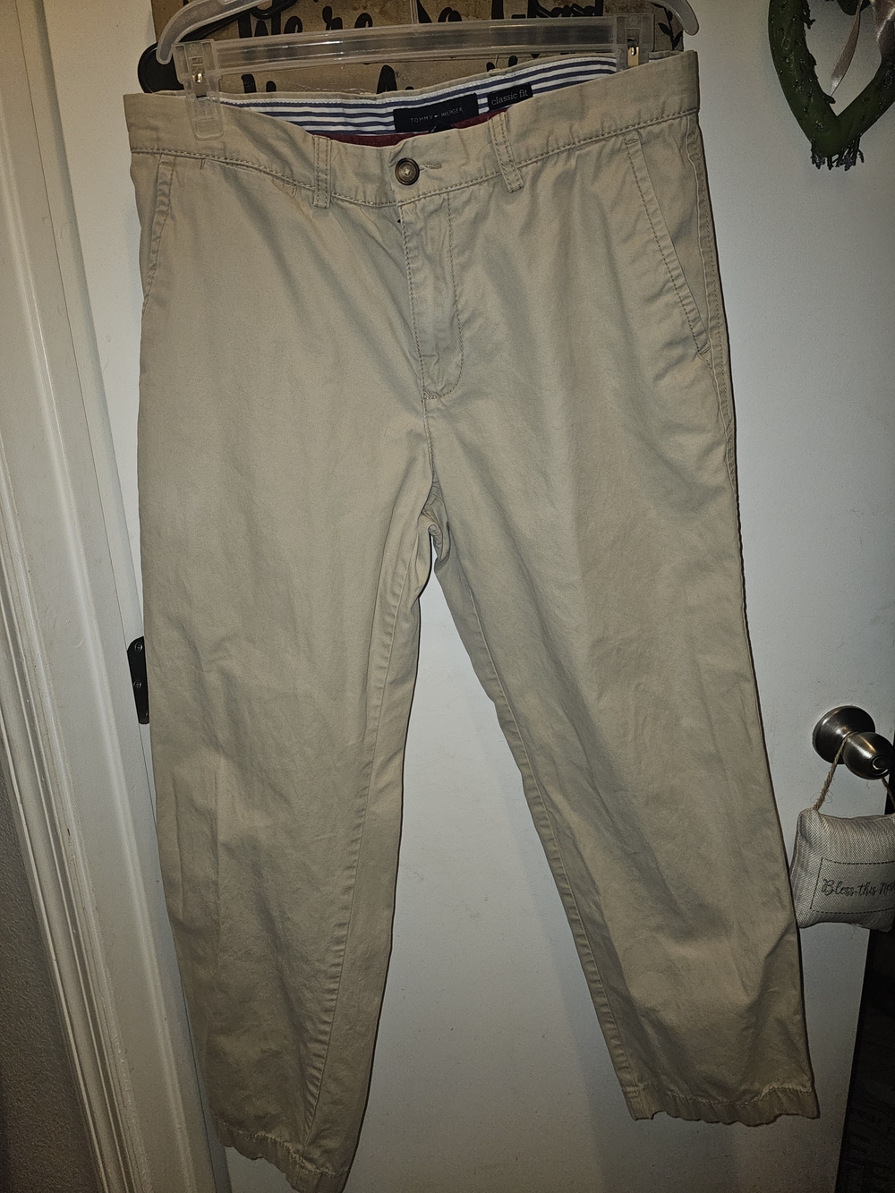 Men's Classic Beige Chino Pants